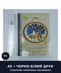 Зарубіжна література. Волощук. 5 клас. 2022. А5, чорно-білий друк Ш5кл1 фото